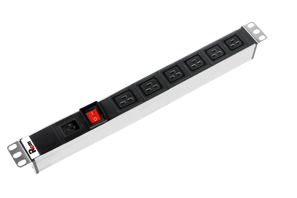 Блок розеток ЦМО R-16-6C19-V-440-Z Rem-16 с выкл.,16A 6 IEC 60320 C19, вход IEC 60320 C20, алюм. Блок розеток ЦМО R-16-6C19-V-440-Z Rem-16 с выкл.,16A 6 IEC 60320 C19, вход IEC 60320 C20, алюм.