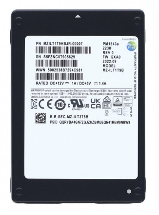 Твердотельный накопитель 3.84TB 12 Gb SAS 2.5 Inch Flash Drive (02PX542/02YC039) Твердотельный накопитель 3.84TB 12 Gb SAS 2.5 Inch Flash Drive (02PX542/02YC039) — изображение 2